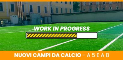 Nuovi Campi da Calcio a 5 e Calcio a 8