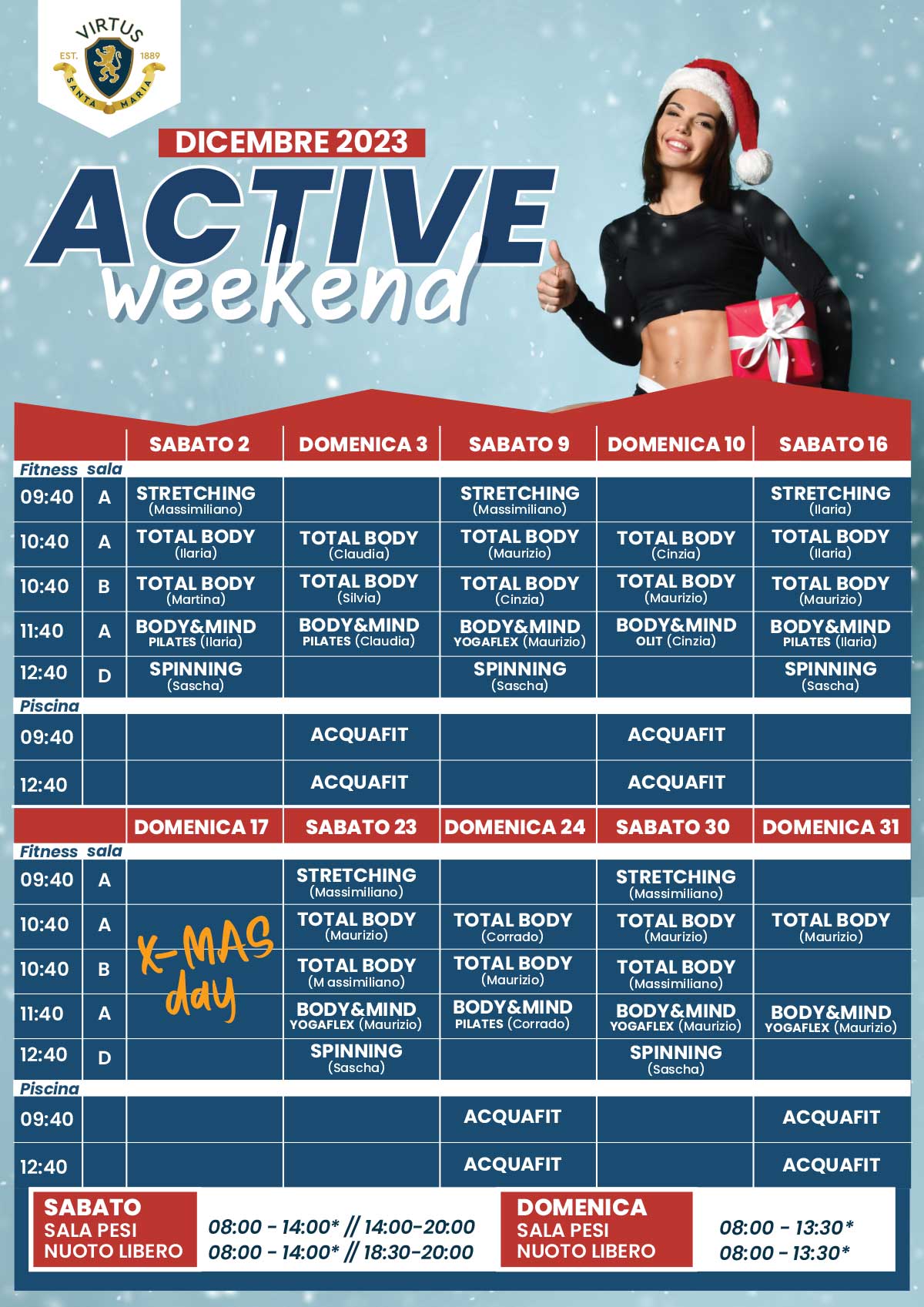 Active Weekend Dicembre 2023 Active Weekend Dicembre 2023