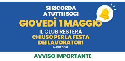 Avviso Primo Maggio
