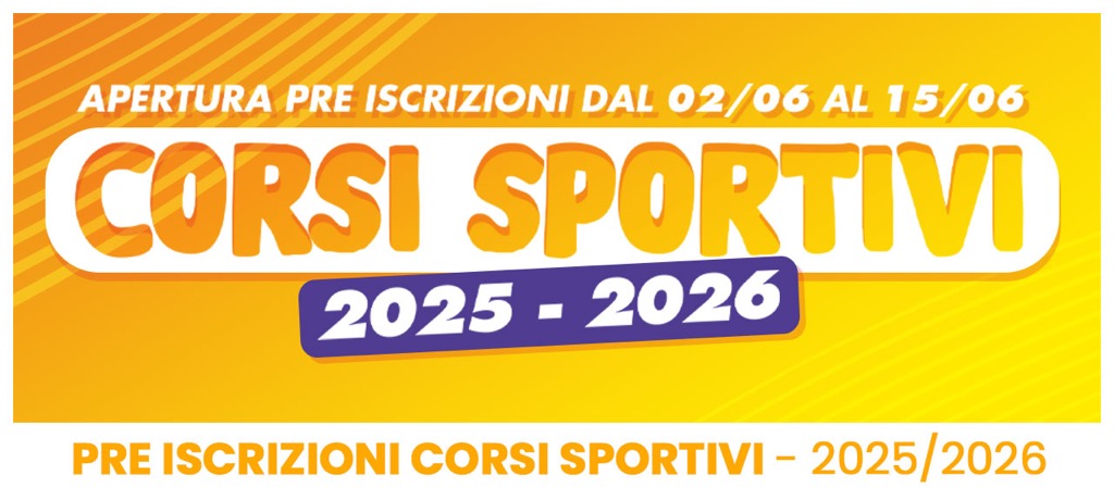 Corsi Sportivi Stagione 2025/2026