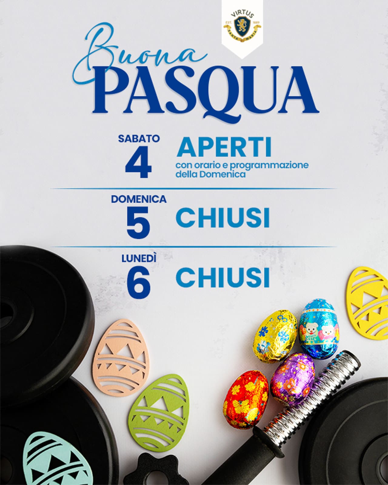 Avviso Chiusure Festività Pasquali 2026 Avviso Chiusure Festività Pasquali 2026